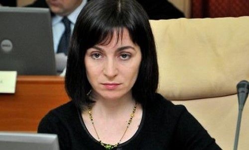 Președintele Partidului Acțiune și Solidaritate (PAS), Maia Sandu, s-a lansat oficial în campania electorală. Foto: novostimoldova.ru