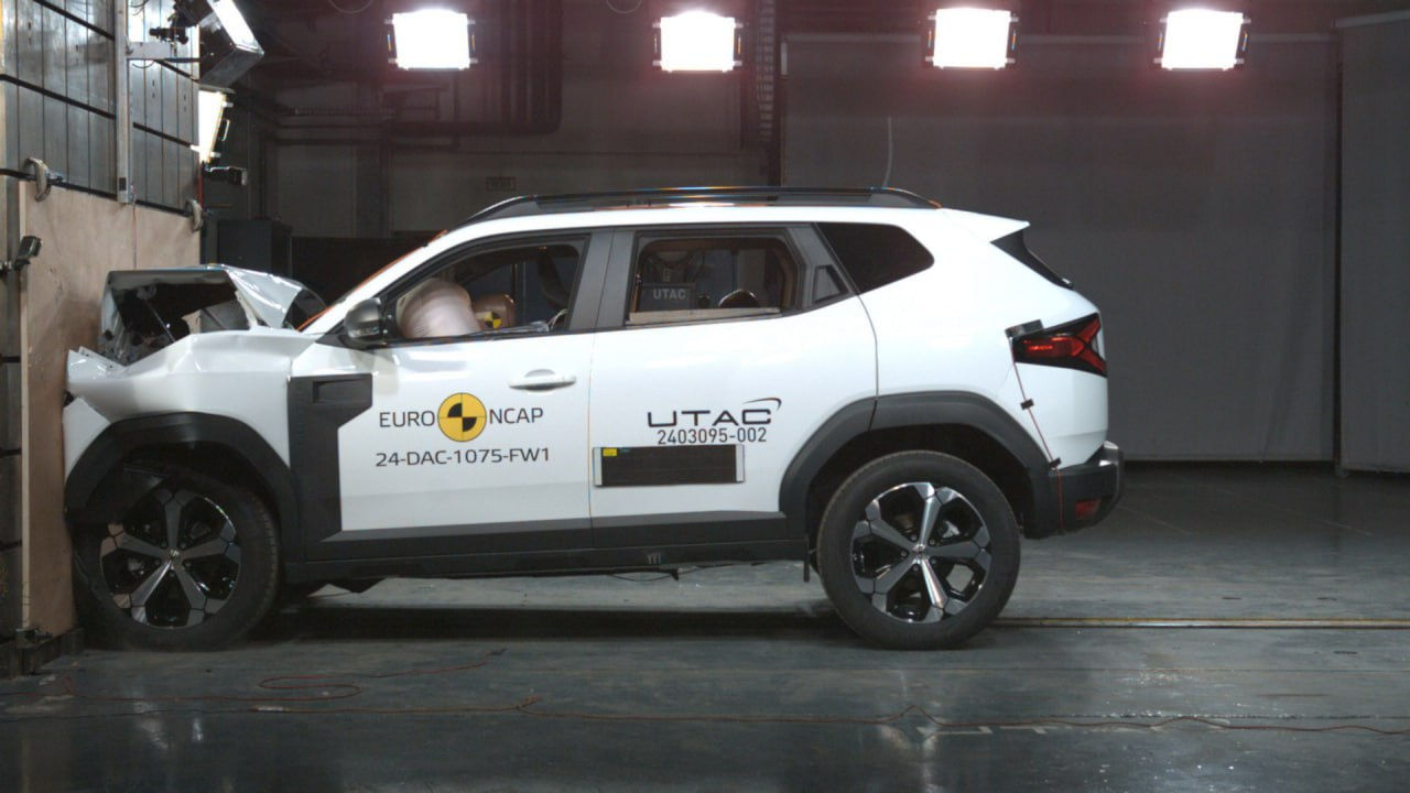 Автомобиль Dacia Duster 2024 провалил европейские краш-тесты.