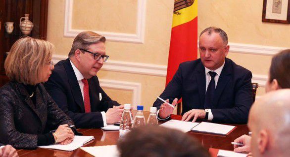 Dodon păromite o întrevedere similară cu ambasadorii țărilor post-sovietice acreditați pentru Republica Moldova.