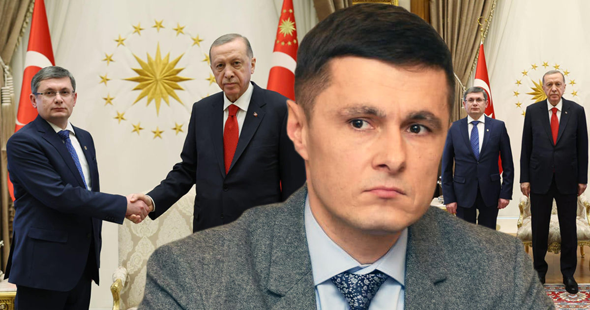 Нагачевский: "Почему на фотографиях с визита в Турцию нет флага Молдовы?" Коллаж: Point.md