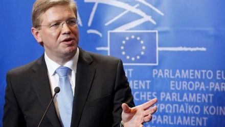 În cadrul Forului, comisarul european a avut o întrevedere cu ministrul Afacerilor Externe și Integrării Europene al RM, Iurie Leancă.