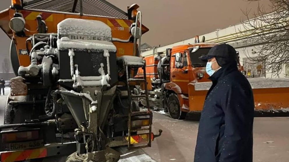 Чебан о работах по уборке снега: В этих условиях мы понимаем, насколько устарела техника.