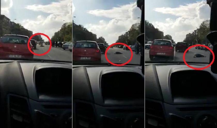 Revoltător: Nimeni nu se oprește să ajute o victimă spulberată de un BMW