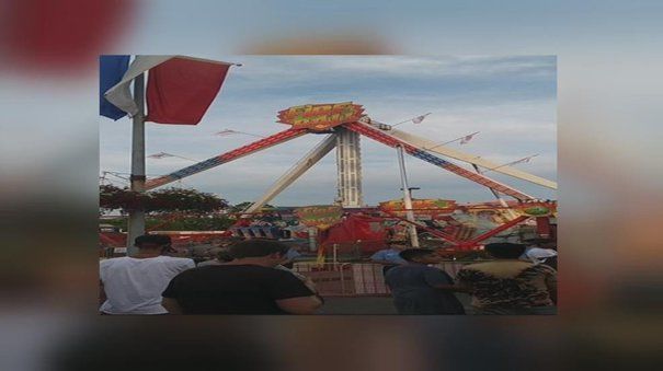 Tragedie la un parc de distracţii: O persoană a murit şi şapte au fost rănite. Foto: captură video