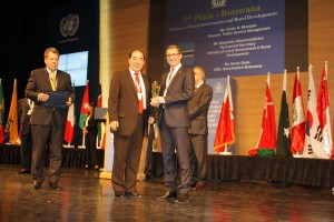Organizația Națiunilor Unite (ONU) a acordat R. Moldova Premiul pentru serviciul public 2013.
