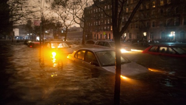 Cele mai importante pierderi din 2012 au fost provocate de uraganul Sandy.