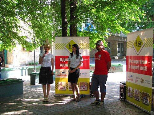 Acţiunea are loc în cadrul operaţiunii speciale „Biciclistul”, demarată de „Velohora” în colaborare cu Poliţia Rutieră