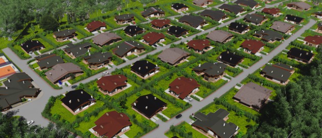 Этот участок земли был создан из участков, принадлежащих жителям села Каприяна. Фото: casa-verde.md