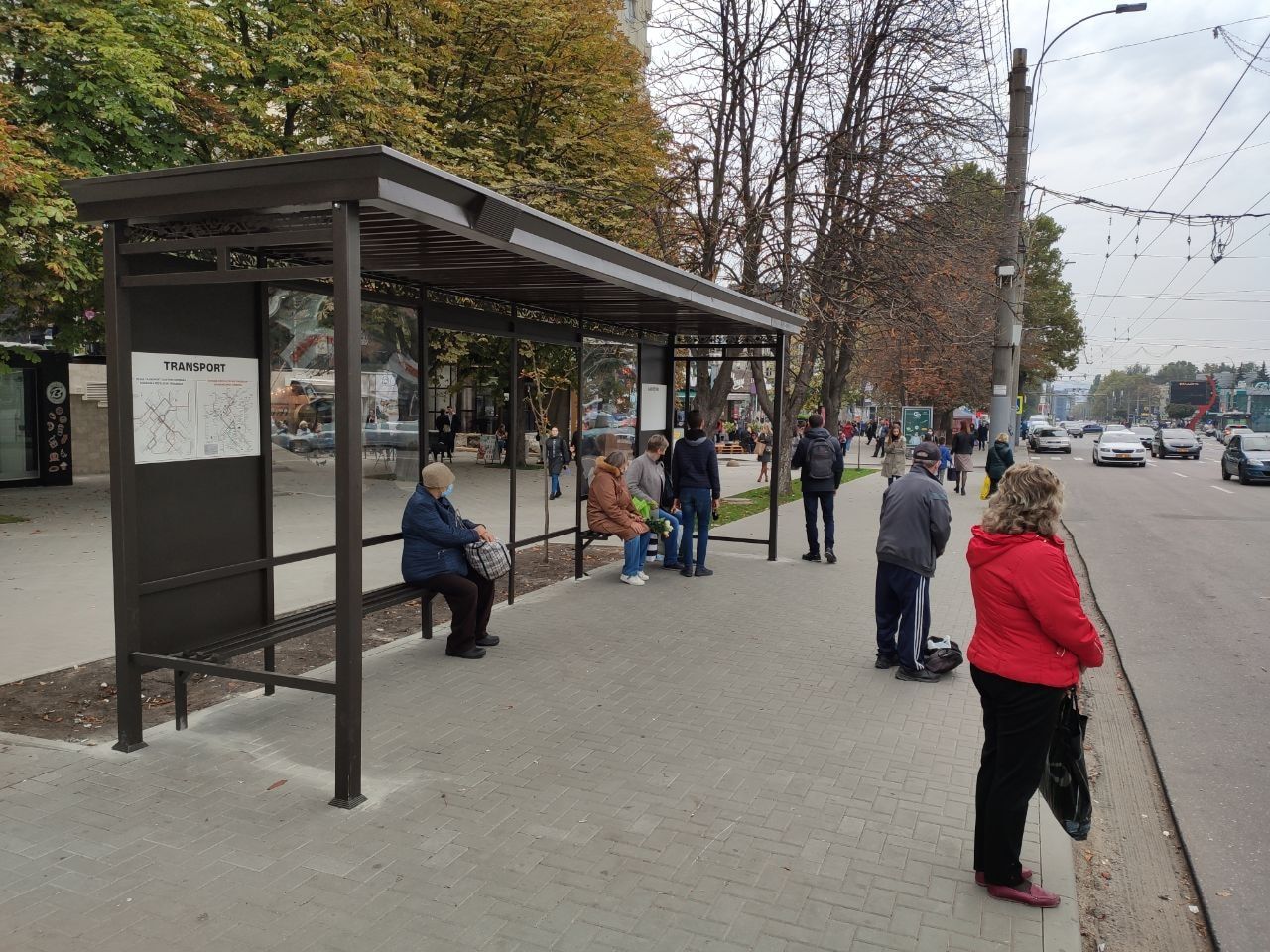 До конца года в Кишиневе появятся 120 новых остановок общественного транспорта.