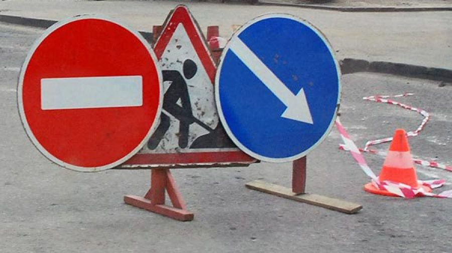 Traficul pe două străzi din Capitală, suspendat temporar din cauza lucrărilor de reparație.