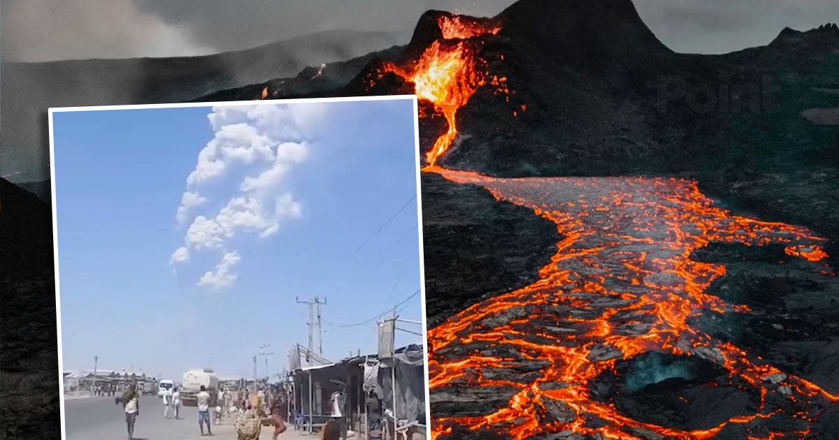 Vulcanul Hayli Gubbi din Etiopia a erupt pentru prima dată în 10.000 de ani.