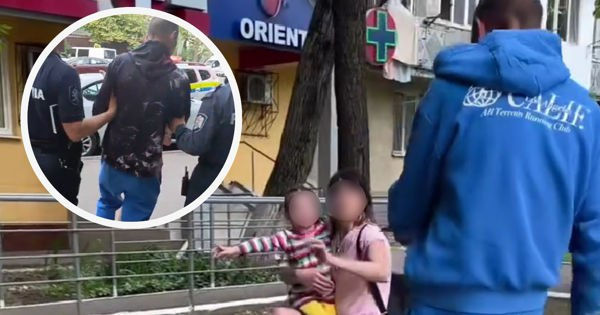 На улице Кишинева женщина просила о помощи из-за агрессии мужа.