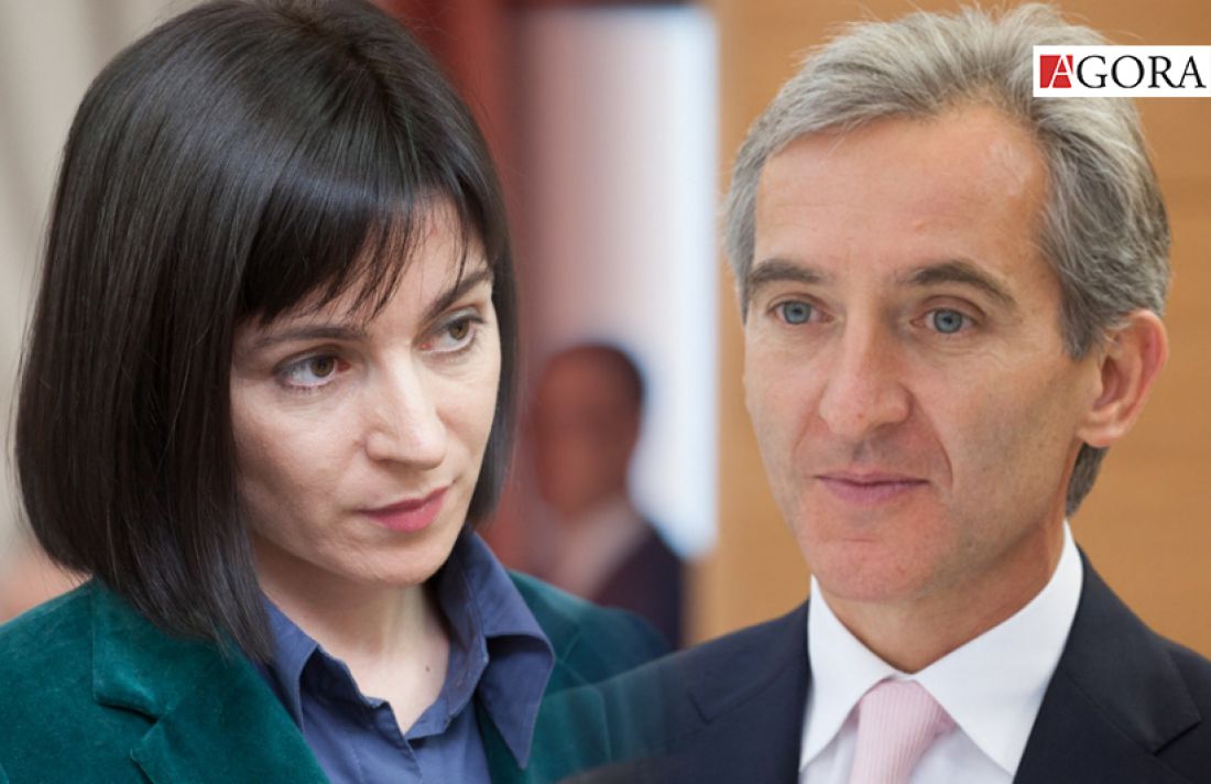 Maia Sandu a trebuit să dea explicații cu referire la studiile lui Chiril Gaburici. Foto: agora.md