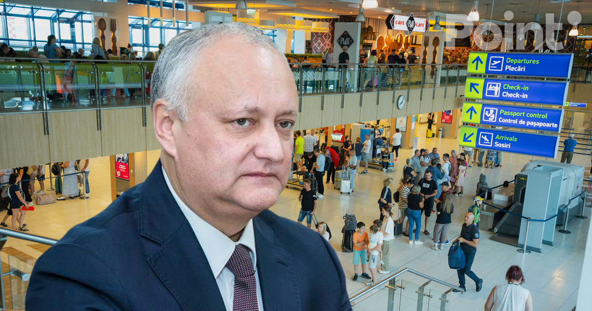 Dodon: Suferința cetățenilor de la aeroport este cauzată de incompetența guvernării.