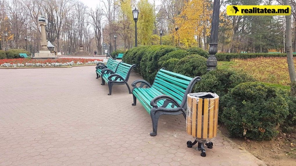 90 мусорных урн уже были установлены. Фото: realitatea.md.