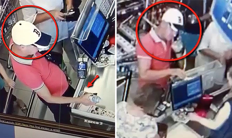 Неизвестный воспользовался невнимательностью мужчины и украл забытый им на кассе кошелек.