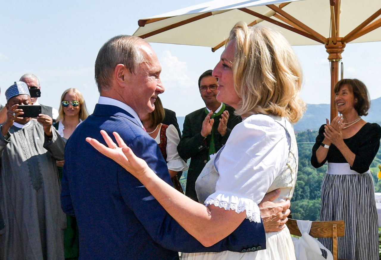 В августе 2018 года свадьбу Кнайсль посетил Владимир Путин. 
