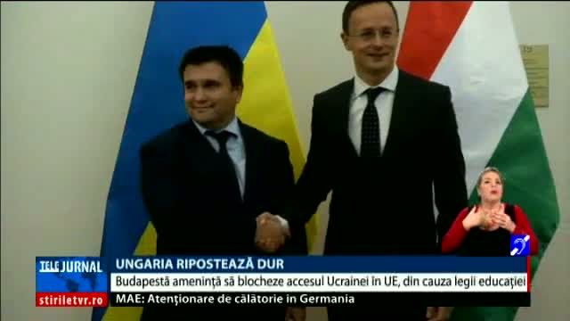 Budapesta amenință să blocheze accesul Ucrainei la UE. Motivul