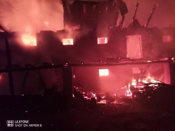 В Молдове произошел пожар на территории монастыря.