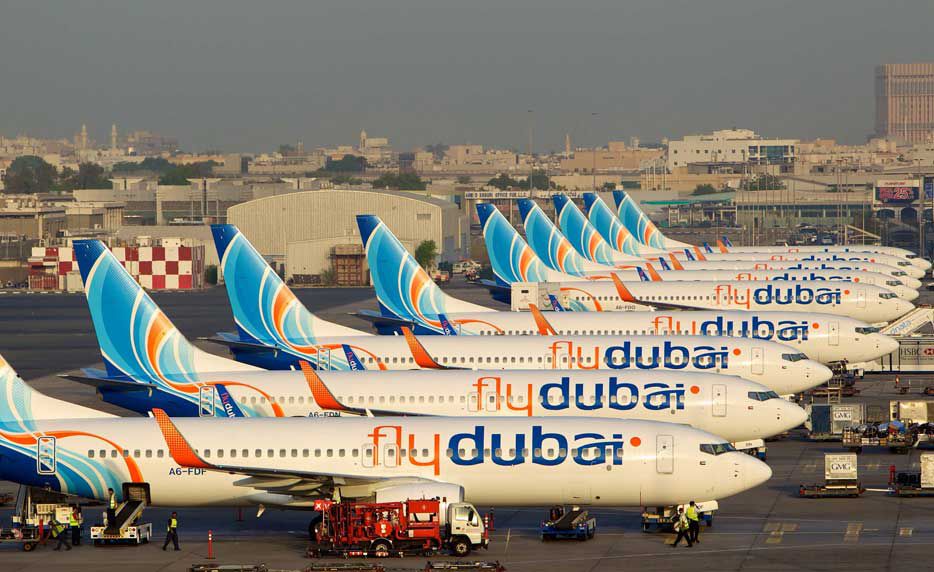 Государственная авиакомпания Арабских Эмиратов FlyDubai отменила все рейсы.