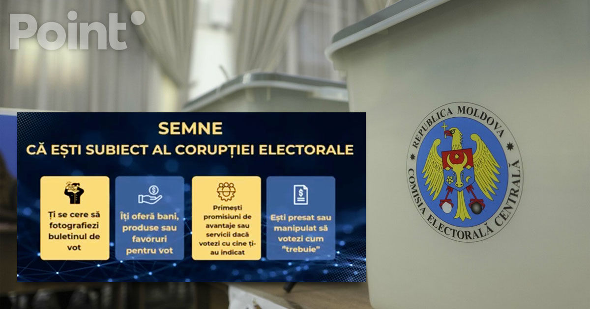 Cetățenii sunt avertizați cu privire la inadmisibilitatea corupției electorale: Legea este una pentru toți.