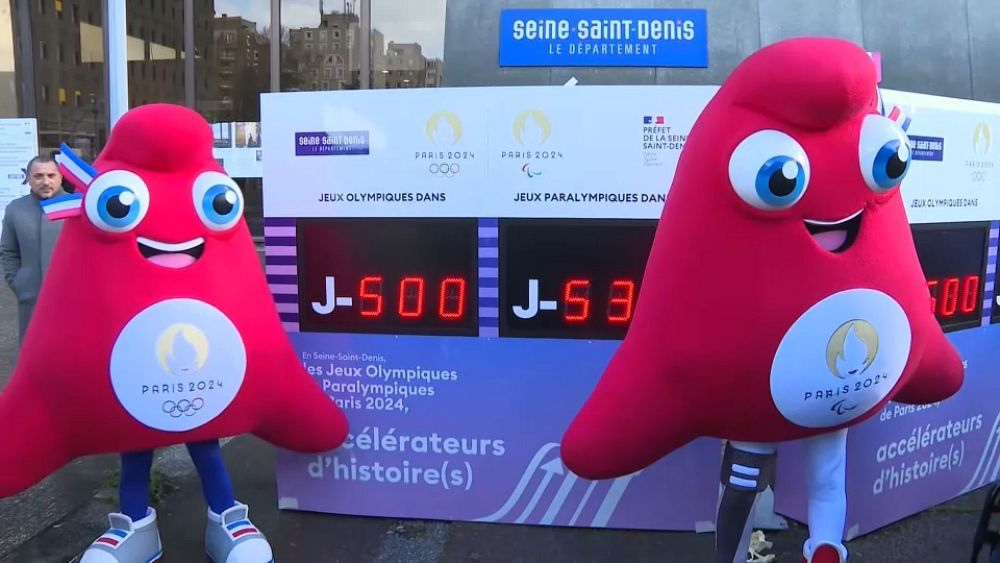Париж начал обратный отсчет 500 дней до Олимпийских игр 2024 года.