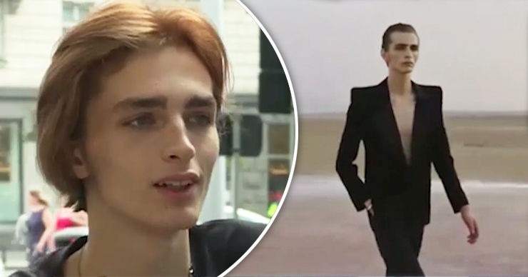 Парень из Молдовы принял участие в модном показе Yves Saint Laurent.