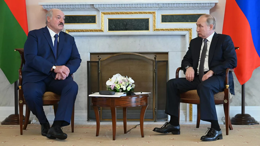Лукашенко и Путин обсудили рост присутствия НАТО на Украине.