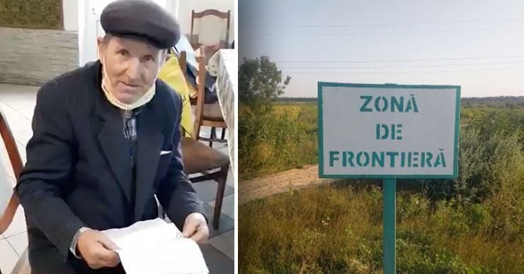 Пенсионера из Сорок оштрафовали за выпас козы в приграничной зоне. Коллаж: Point.md