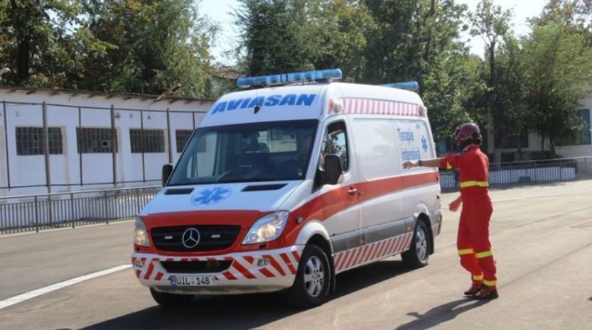“Aviasan” перевез в Кишинев мужчину, взорвавшего гранату в Калараше.