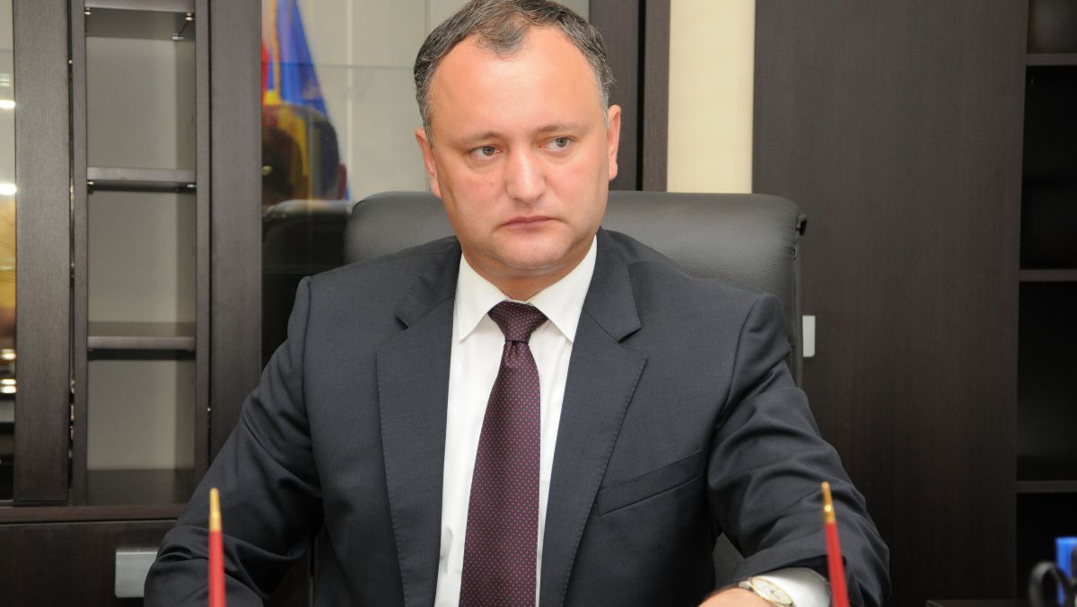 Președintele nou ales, Igor Dodon. Foto: deschide.md