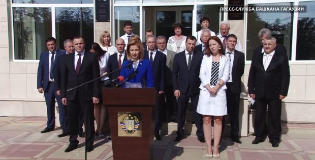 Comitetul executiv de la Comrat, condus de Irina Vlah, împlinește astăzi o sută de zile de la învestire. Captură: youtube.com
