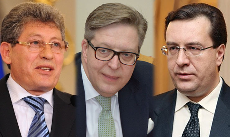 Лидер ПСРМ Игорь Додон и лидер ДПМ Мариан Лупу.