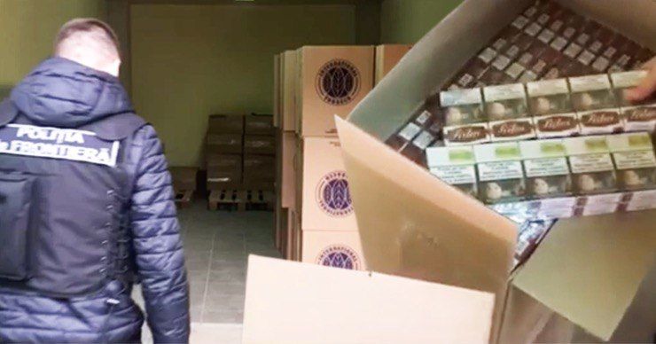Более 30000 пачек контрабандных сигарет изъяты пограничниками.