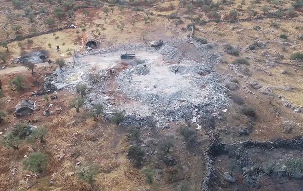 Место нанесения удара в Сирии.