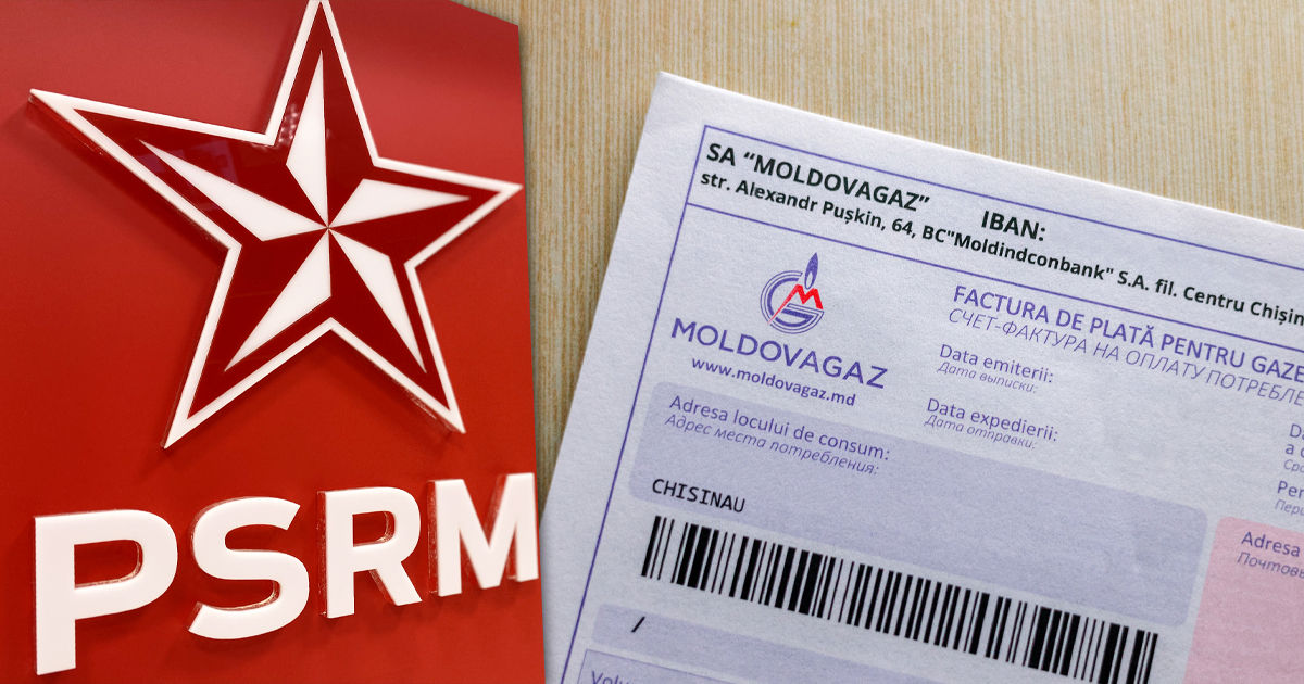 ПСРМ требует установления справедливых тарифов на газ. Коллаж: Point.md