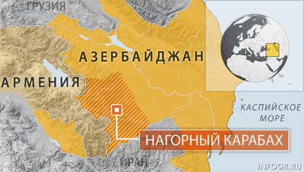 Более 20 солдат убиты и ранены в зоне карабахского конфликта.