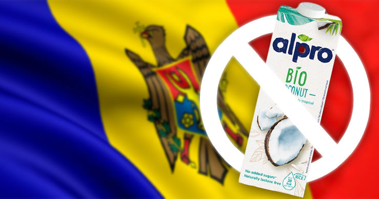 В Молдове изъяли из продажи кокосовое молоко Alpro BIO, обнаружив оксид этилена.