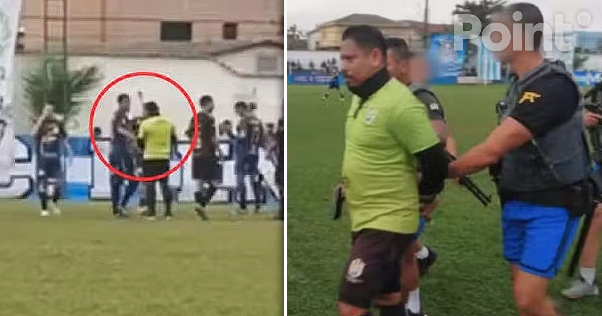 Un arbitru, arestat chiar în timpul unui meci în Brazilia.