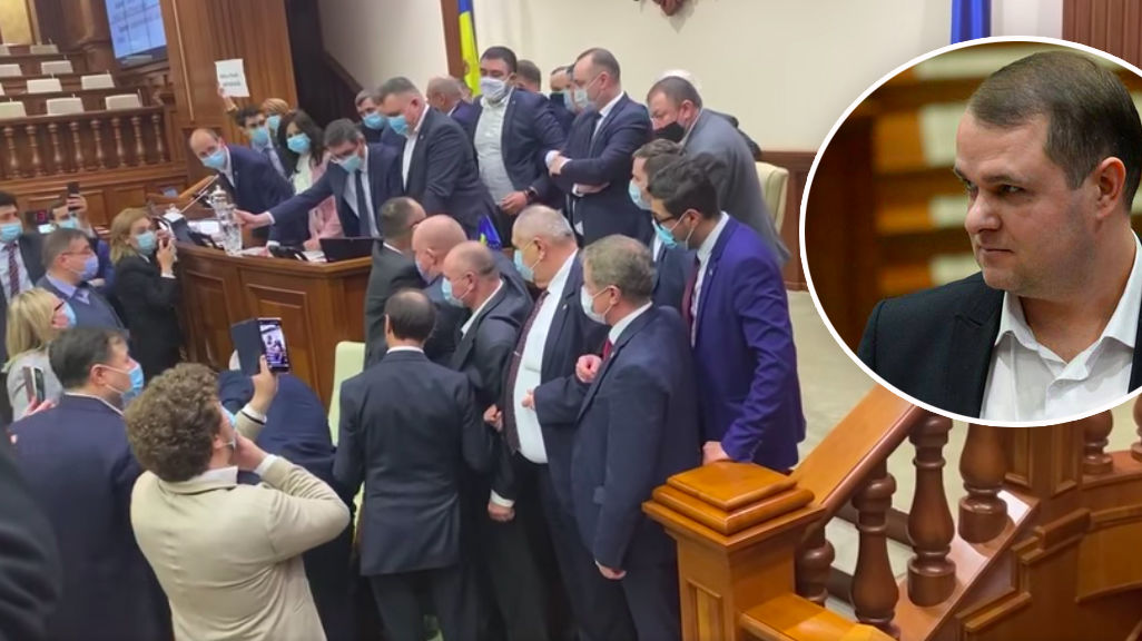 Депутат ПСРМ о потасовке в парламенте: "Посмотрите на этих обезьян".