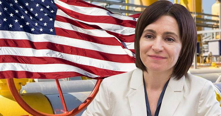 Санду поблагодарила США: Они были с нами во время газового кризиса. Коллаж: Point.md
