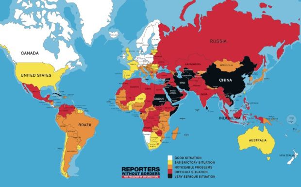 Vedeţi evoluţia Republicii Moldova conform Indicelui libertăţii presei începând cu anul 2002.