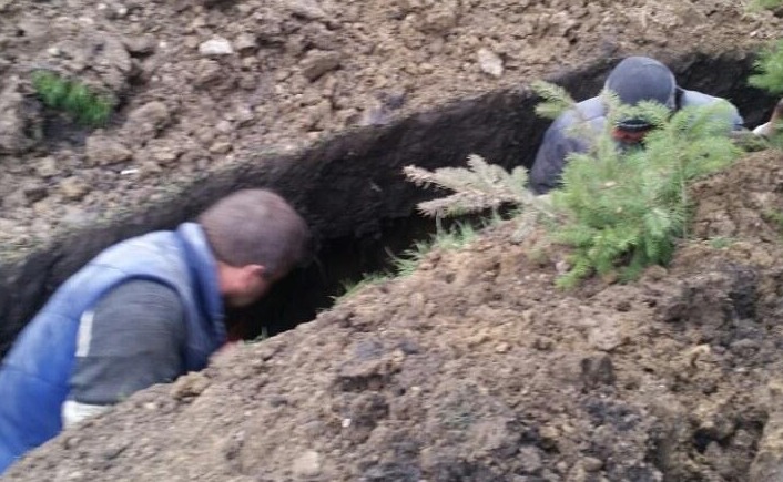 Во дворе кишиневского дома Илана Шора рабочими были найдены человеческие кости.