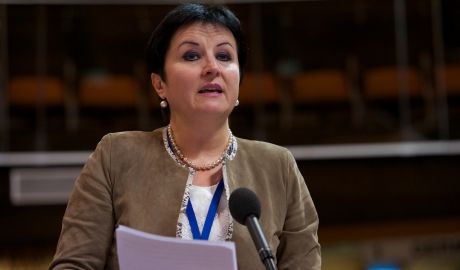 Candidatul Ana Guţu şi-a exercitat dreptul la vot în această dimineaţă. Foto: anagutu.net