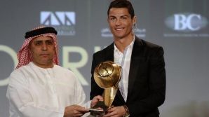Cristiano Ronaldo a cucerit trofeul "Globe Soccer" acordat celui mai bun fotbalist al anului.  