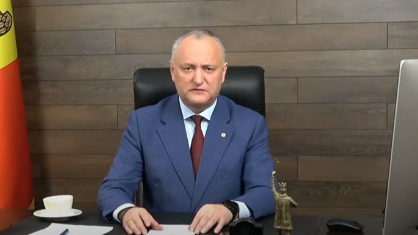 Лидер ПСРМ Игорь Додон. 