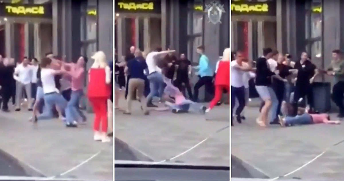 Появилось видео убийства мужчины из Молдовы в Москве.