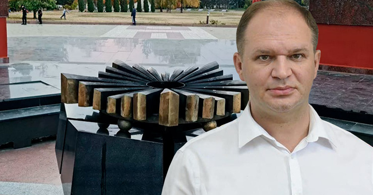 Ион Чебан о решении погасить Вечный огонь: Это очень постыдный поступок. Коллаж Point.md.
