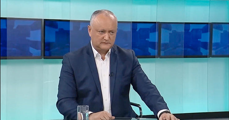 Додон призвал Майю Санду способствовать снижению цены на газ.