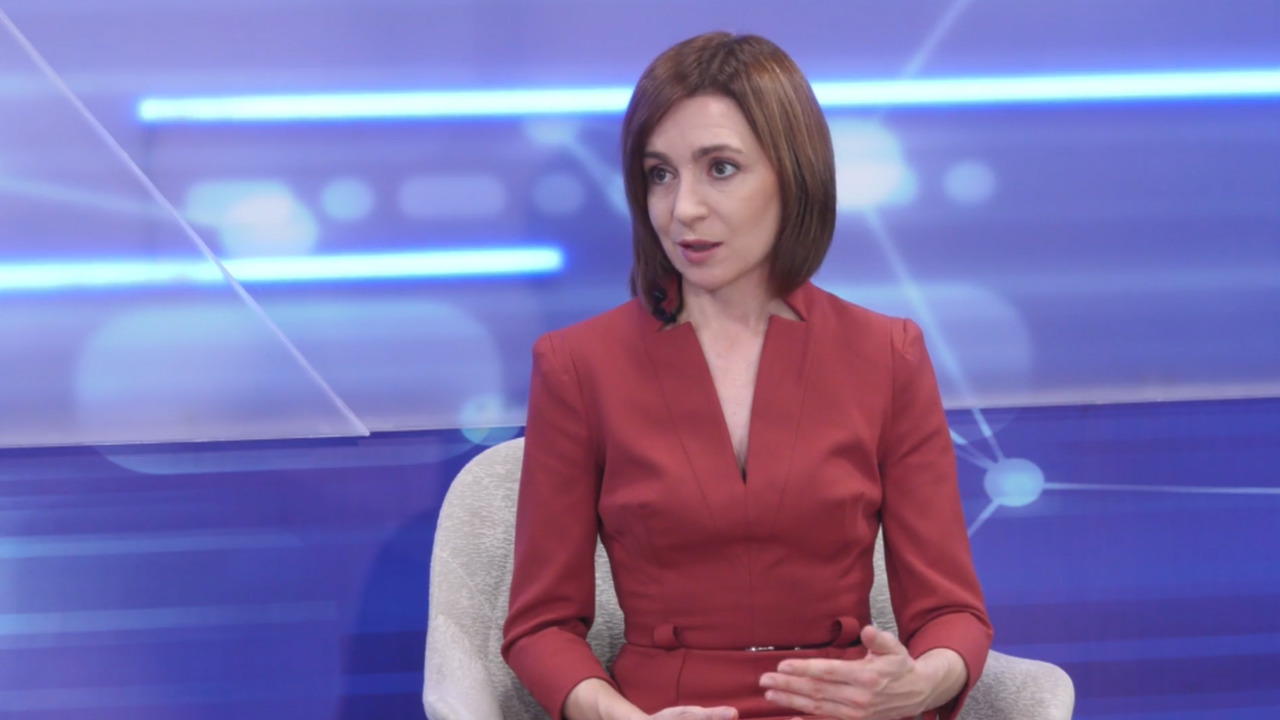 Избранный президент Молдовы Майя Санду. 